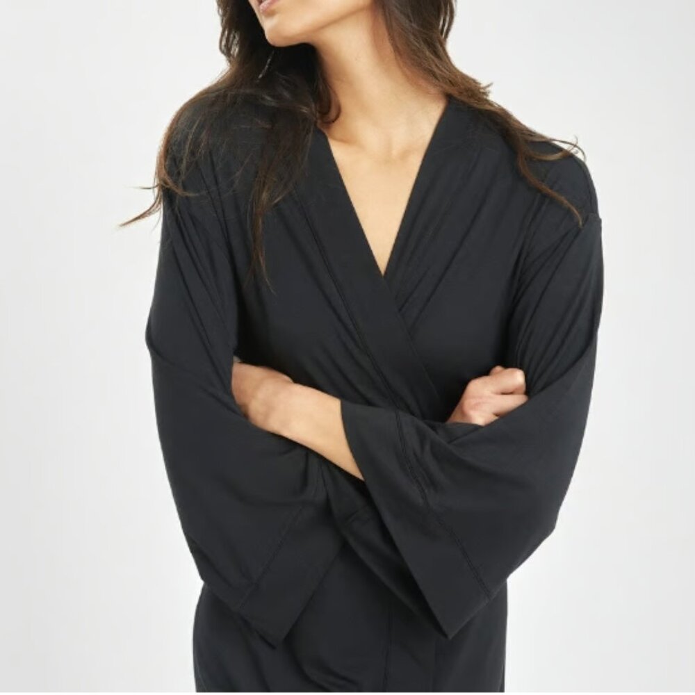 Lively All Day Robe - Black - Size M/L